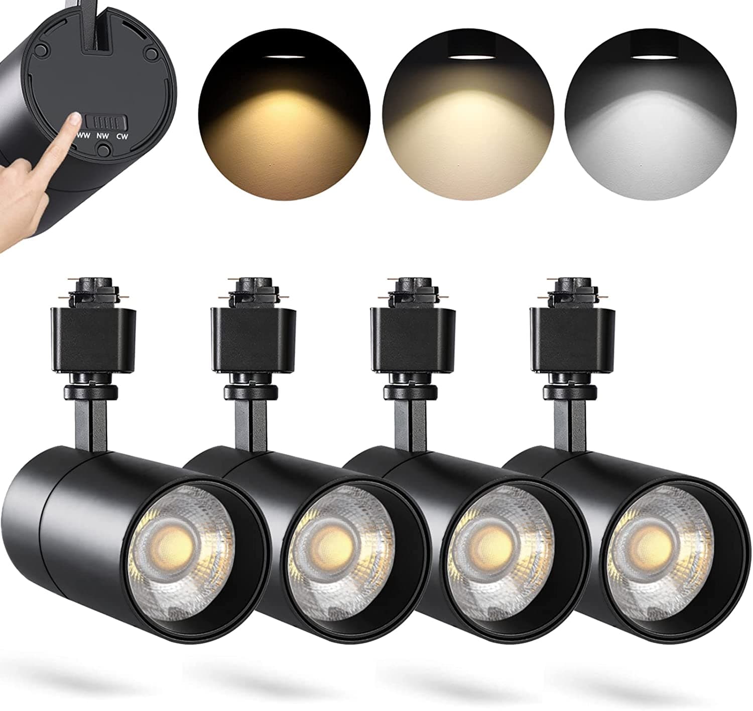 20W LED Track Lights: Tri-Temperature Selection, 2000lm thumbnail 3