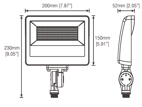 LED Flood Light 35/50/60W 30/40/50K Tunable thumbnail 2