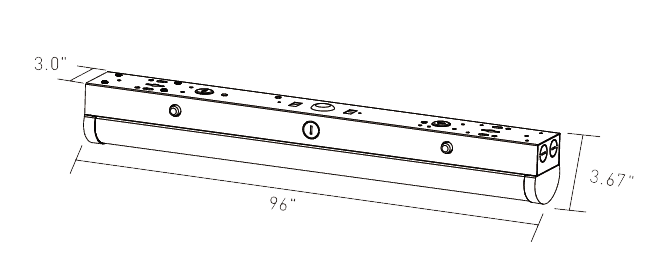 LED Strip Light 24/30/50/64/80W 10400Lm 3500/4000/5000/5700/6500K thumbnail 5