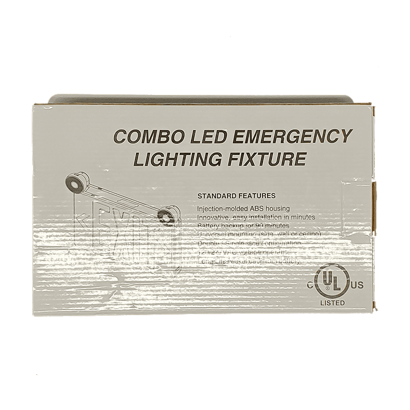LED EXIT sign with Emergency Light Combo 90 minute discharge 3.5W with Battery thumbnail 3