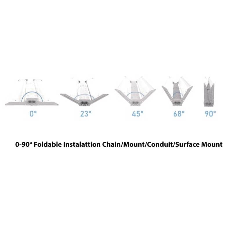 LED High Bay Light 3Ft. 300W/225W/165W 35K 40K 50K OS Ready UL DLC FCC thumbnail 2