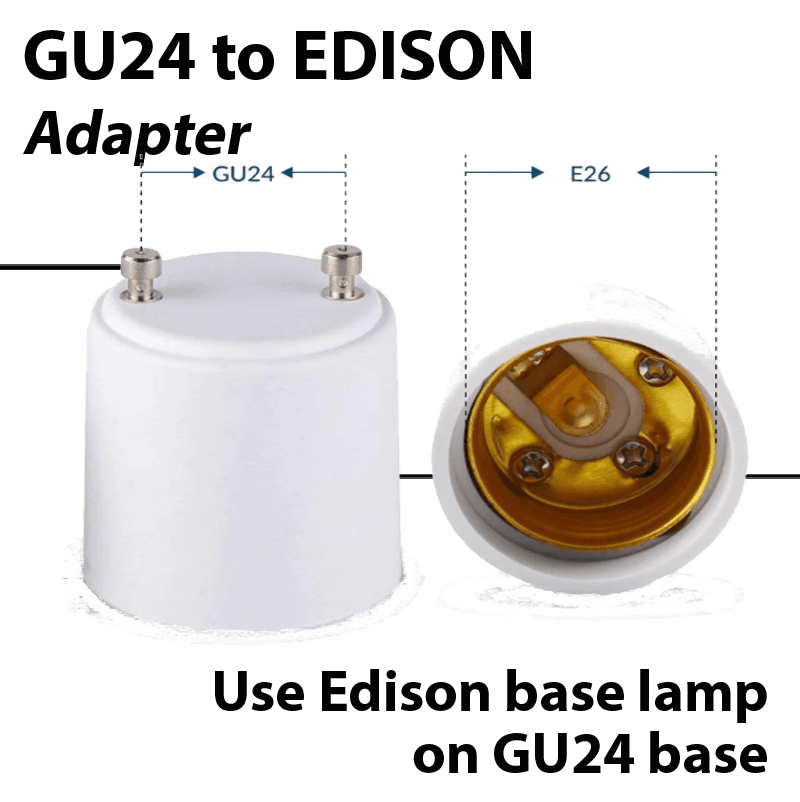 GU24 to Edison adapter — image 1