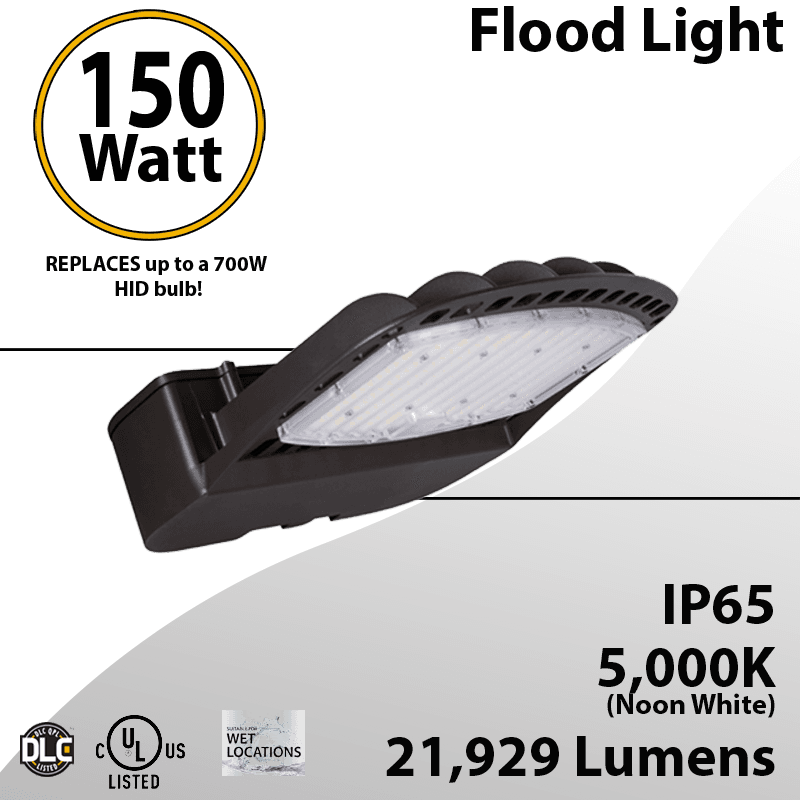 LED Flood Light 150W 21929 Lumens