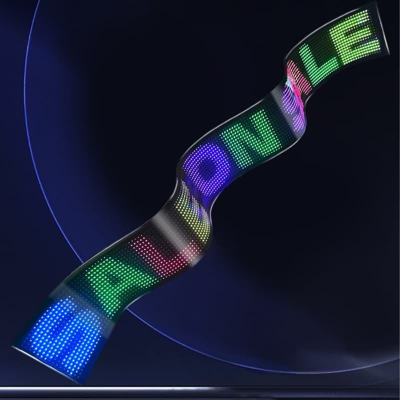 Programmable Led Light Sign Full Color 35inch x 8inch thumbnail 4