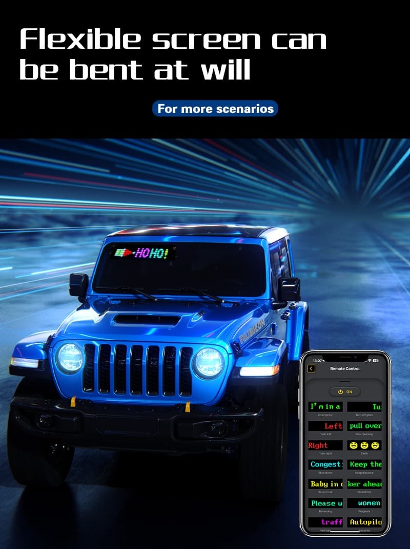 Programmable Led Signs Full Color 7inch x 3inch thumbnail 2