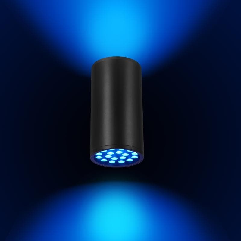 LED Outdoor Up and Down Wall Sconce RGBW 24W Remote Control 2400Lm thumbnail 2