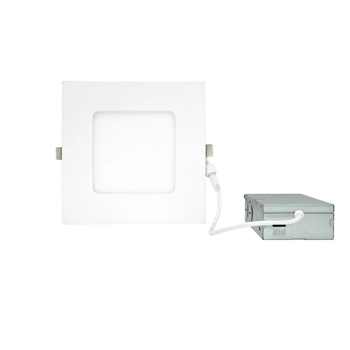Reccesed Lighting 4" 9W LED Square Panel Selectable 5 CCT thumbnail 2