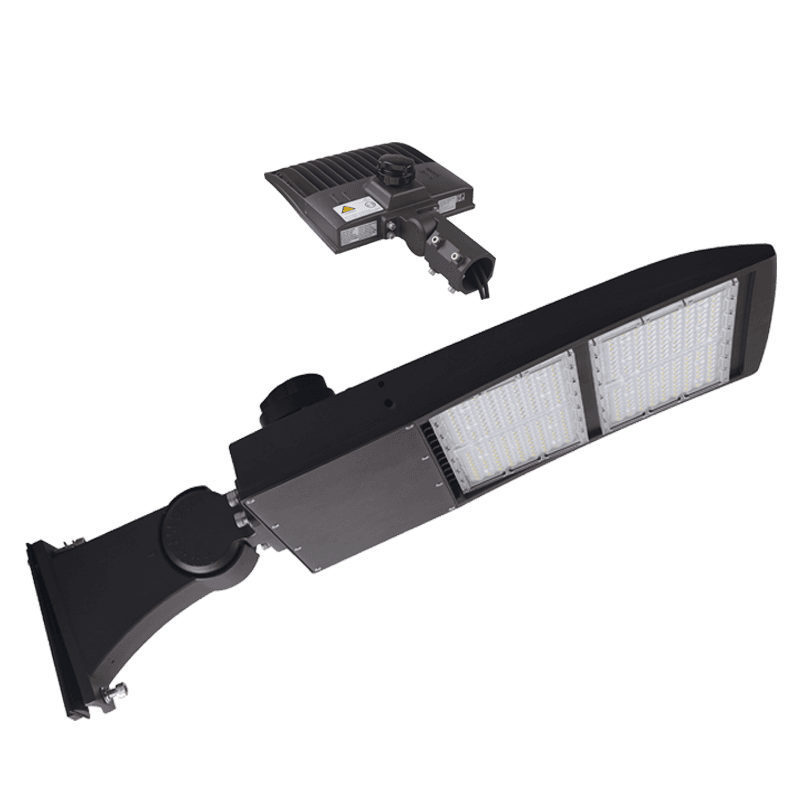 Street Light LED 200W Shoebox or parking lot fixture 26200Lm 5000K UL IP67 DLC thumbnail 4