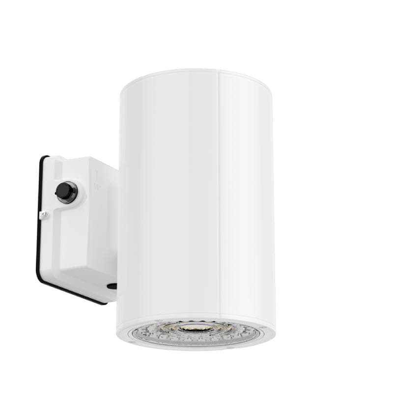 LED Wall Mount Cylinder Light 38/31/19W 3CCT 5500Lm Photocell White Finish thumbnail 4