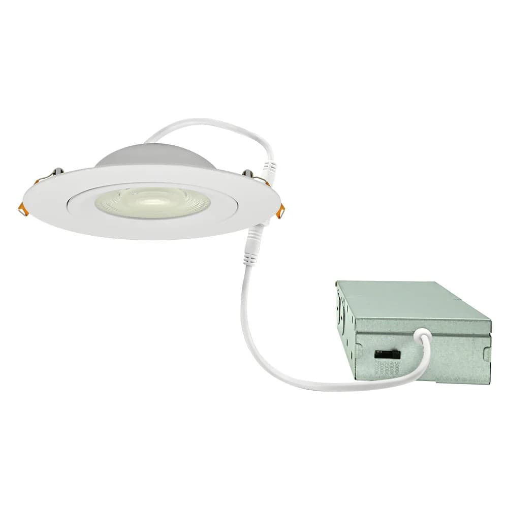 LED Gimbal Recessed Downlight 6" 12W 2700K to 5000K Triac Dimmable thumbnail 3
