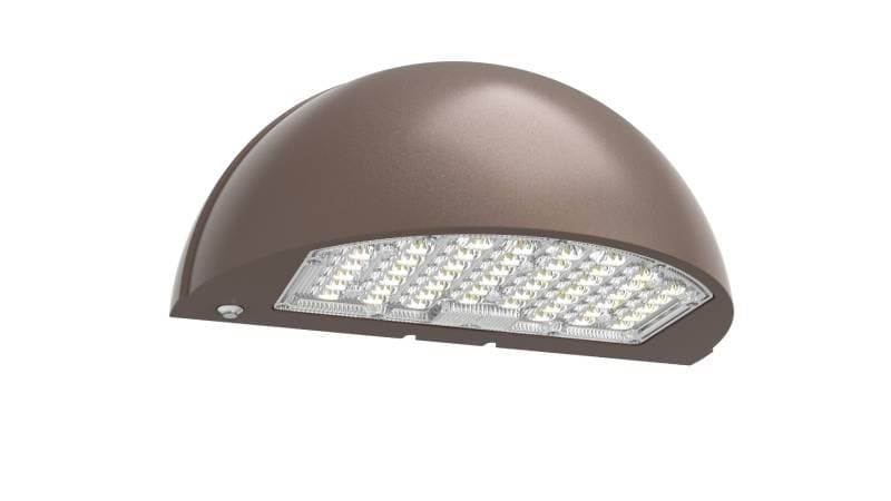 LED Wall Pack Light Half Moon 80W 64W 40W 10800Lm CCT 30K 40K 50K thumbnail 6