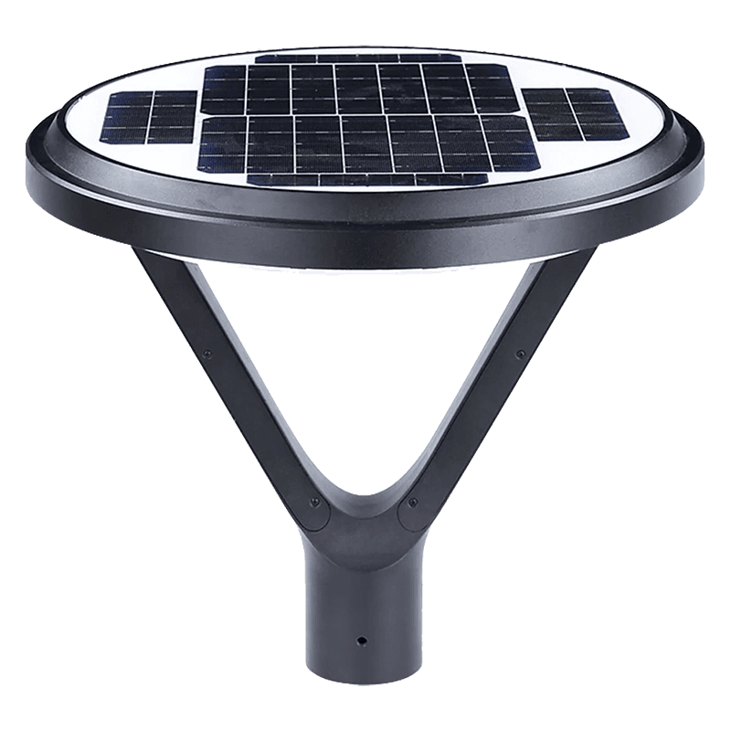 Solar Post Lamp Round 12W 1500LM With Smart Control thumbnail 2