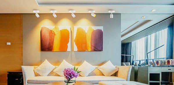 20W Adjustable Ceiling Spotlight: Modern White Aluminum | Bedroom & Hallway Wall Light thumbnail 4