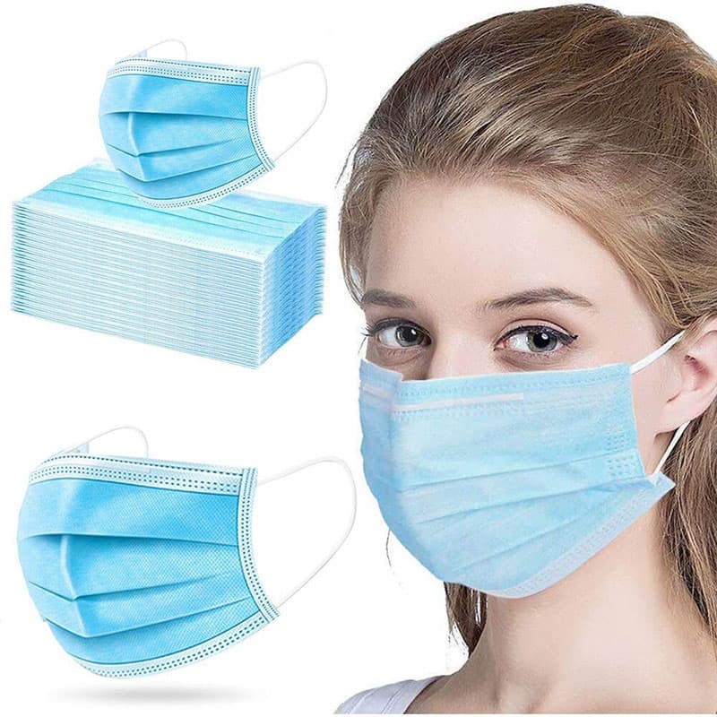 Face Mask against the spread of COVID-19 (coronavirus) box of 50  thumbnail 3