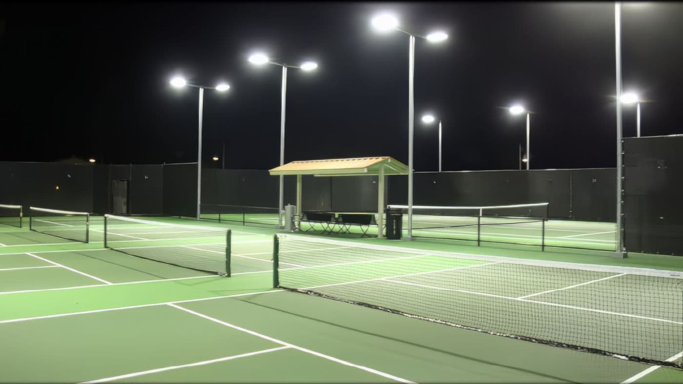 LED Court/Tennis Light 300/240/200W 3/4/5K W/ Universal Arm Included thumbnail 4