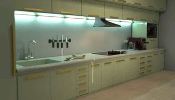 12" Tunable LED Under Cabinet Light: Undermount Kitchen Cabinet 3/4000K thumbnail 2