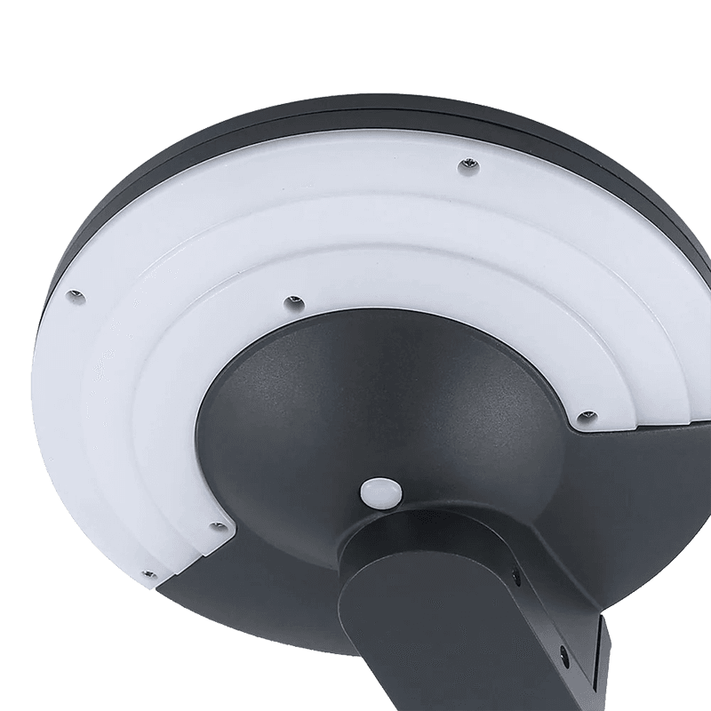 Solar Wall Pack, Wall Mount Smart Light Control 5W 560Lm Round thumbnail 3