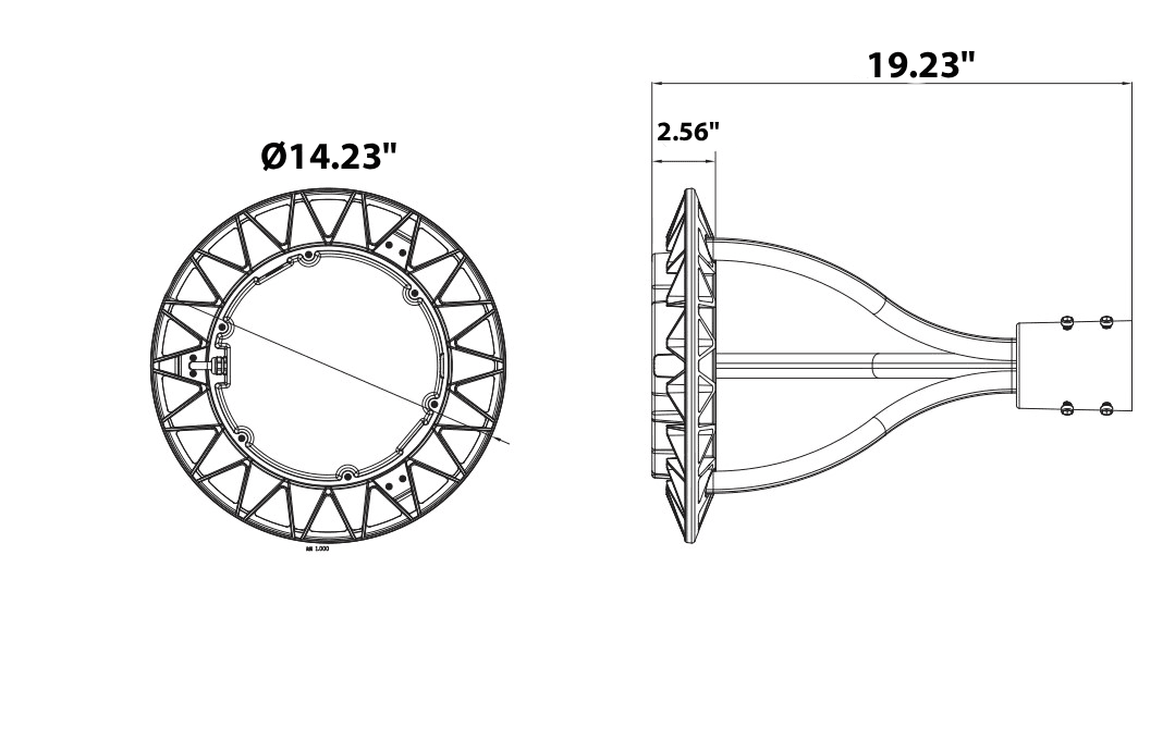 Post-Top Garden Light 150W 120W 100W 80W 50W 3K 4K 5K Photocell drawing