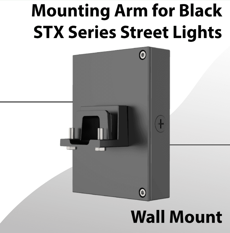 Wall Mount for Black STX Street Light