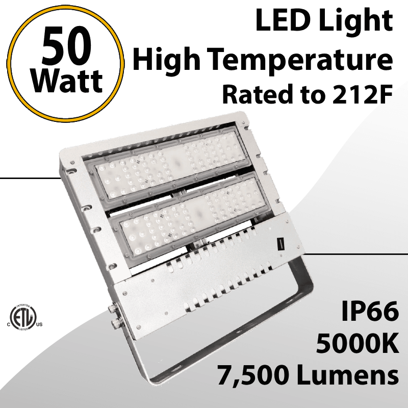 LED High Temperature 50 Watt 7500Lm - Rated to 212F