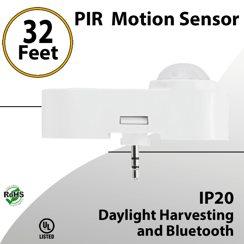 PIR Motion Sensor with Daylight Harvesting and Bluetooth