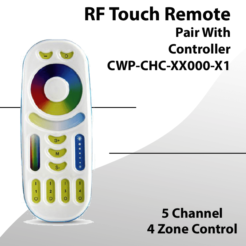 RF Touch Remote, Pair With Controller CWP-CHC-XX000-X1