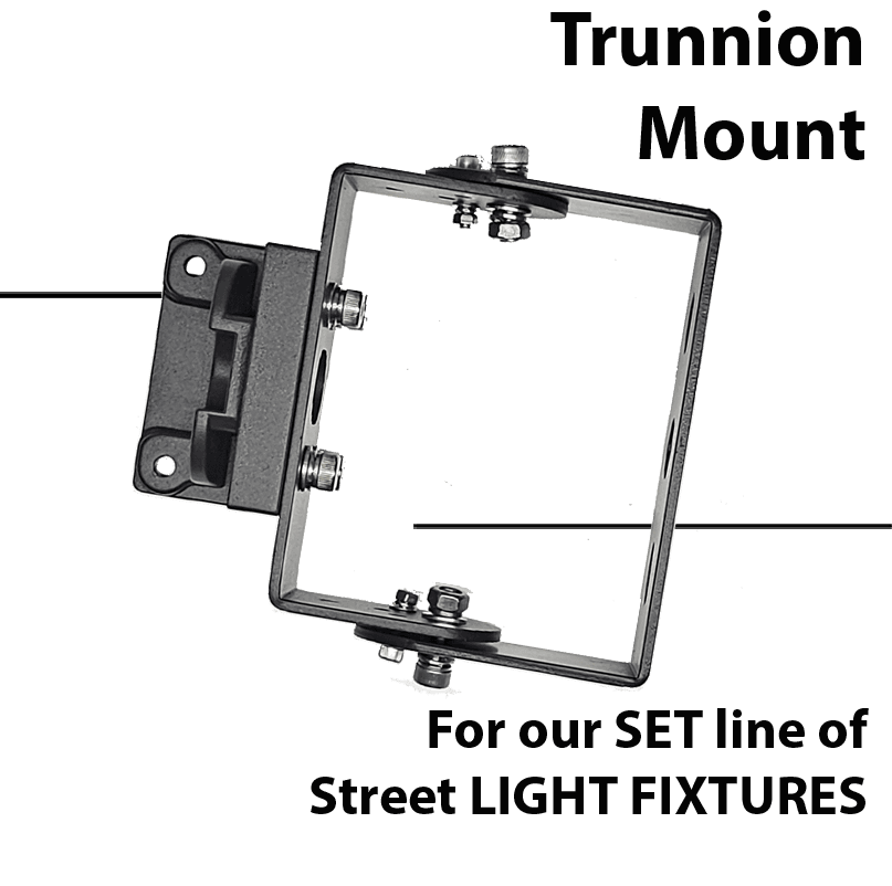 Street Light Wall, Wooden Pole Trunnion Mount for SET series