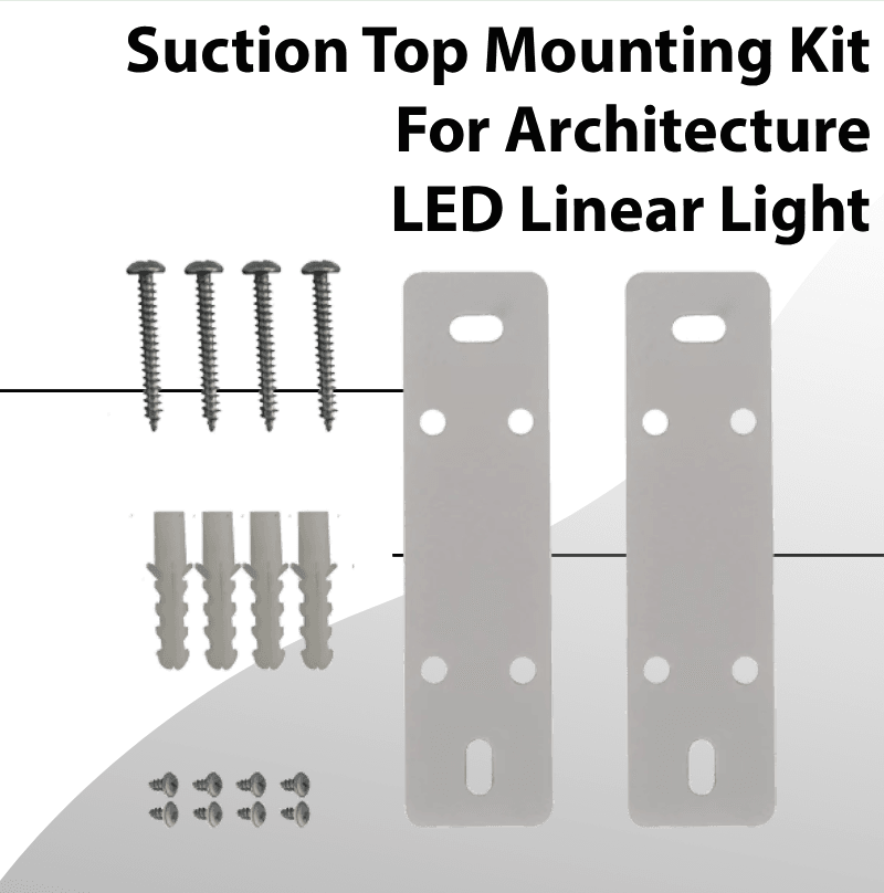 Suction top Mounting Kit For Architecture LED Linear Light