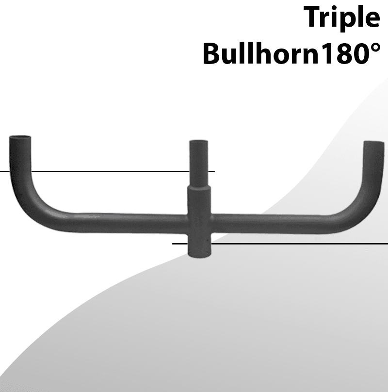Mounting: Bullhorn Triple 180 degree