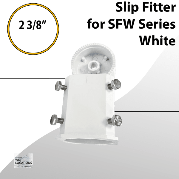 Slip Fitter Arm for SFW Series White 
