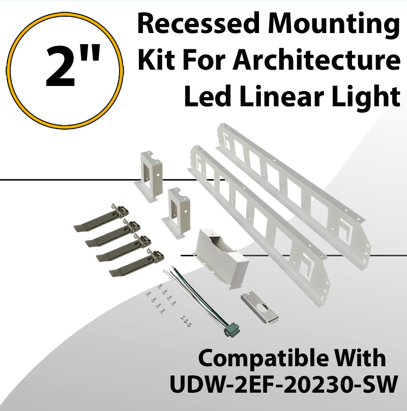 Recessed Mounting Kit For 2FT Architecture