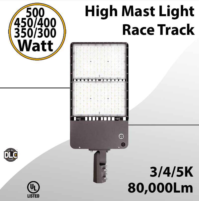 Race Track Lighting 300/350/400/450/500W - 3CCT - 80000Lm