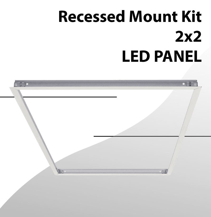 Recessed Mount Kit for 2x2 Panel