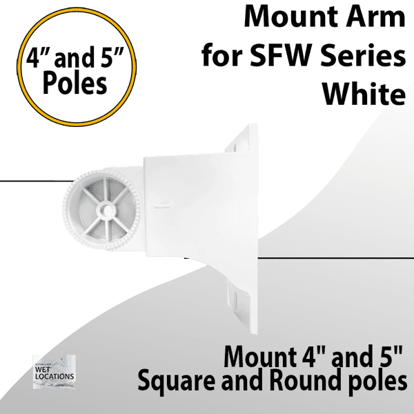 Arm Mount for SFW Series White