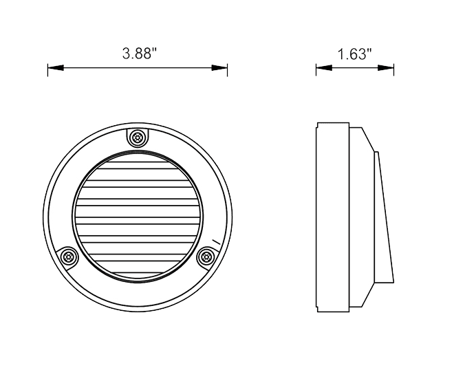 Premium Deck Light - Solid Brass for Stairs Light & Steps Light drawing