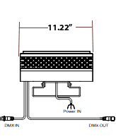 High-Performance 50W Wall Washer Flood Light: 6750 Lumens, 5000K, IP67 Rated drawing