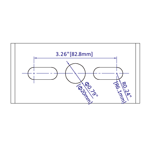 Trunion Mount for STX Street Lights drawing