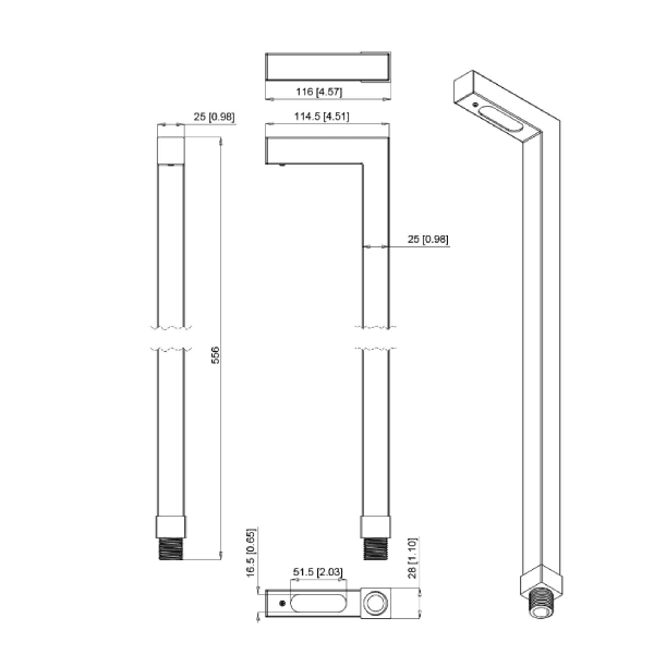 Pathway Landscape Light Modern Elegant Design Uses G4 Lamp drawing