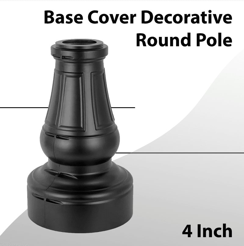 Decorative Base Cover 4 Inch Round Pole