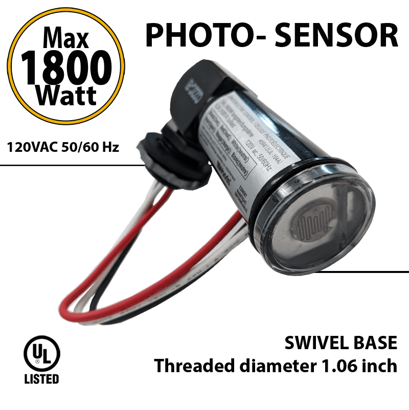 Swivel mount Photo Sensor - Max 1800W