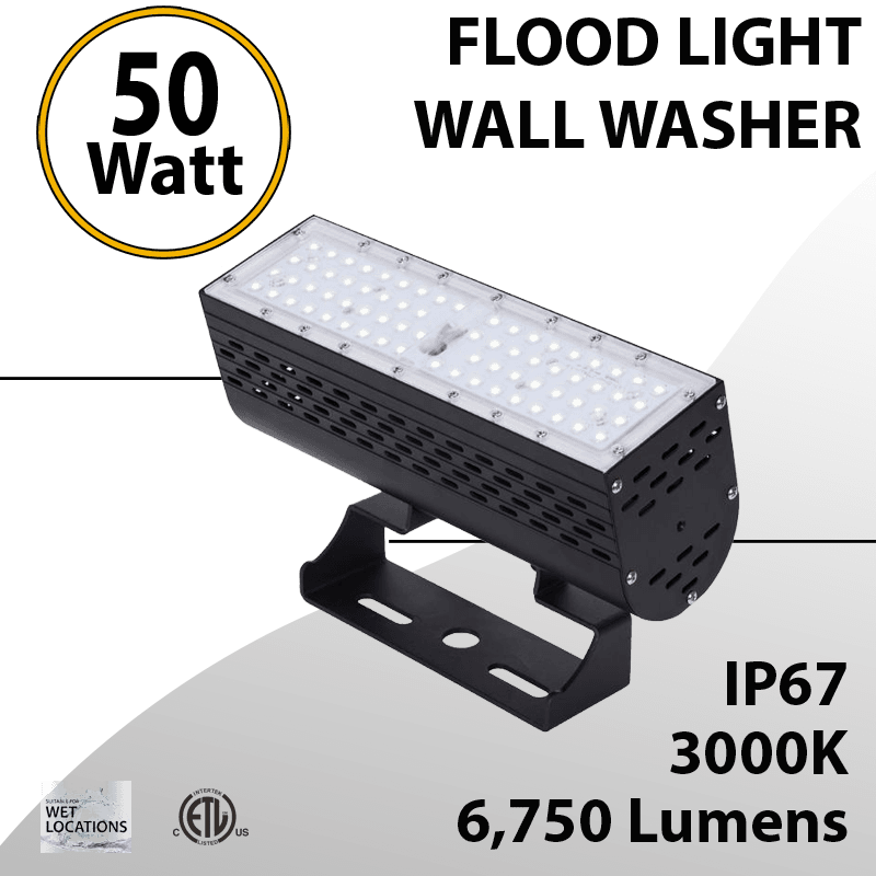 LED Flood Light 50W 6750 lumens 3000K IP67