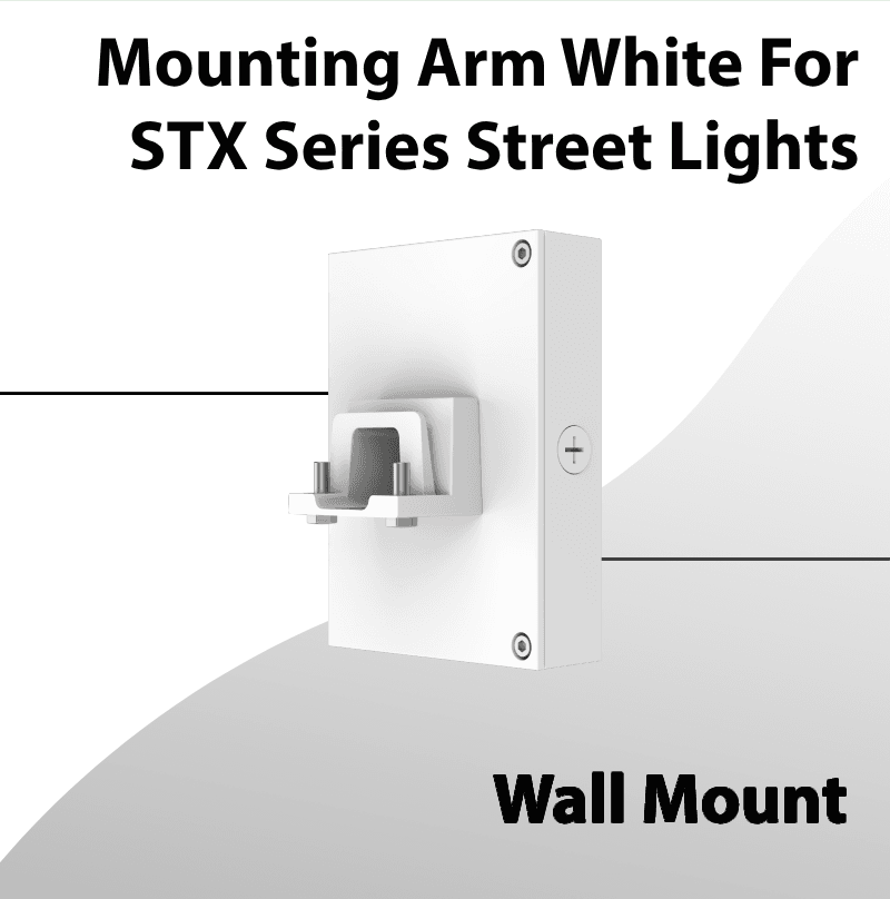 Wall Mount for White STX Street Light