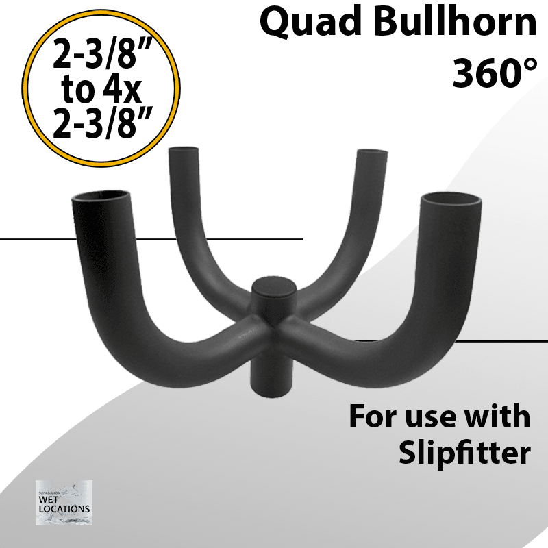 Quad Bullhorn Vertical 90 degree